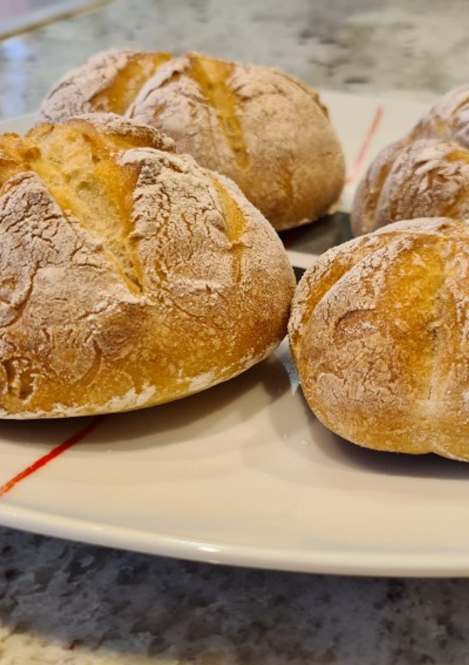 Una foto de Molletes de pan