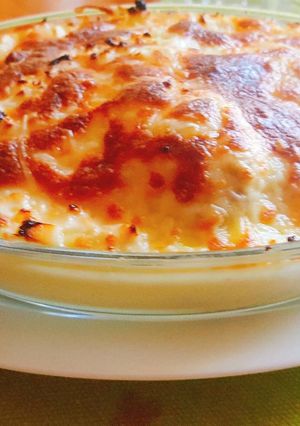 Foto principal de Coliflor con bechamel y jamón