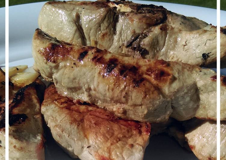 Recipe of Homemade Grilled Pork Ribs