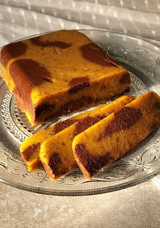 Una foto de 🍠 Dulce de batata al chocolate naturalmente endulzado 🍠 Sin azúcar, sin edulcorantes, con agar agar
