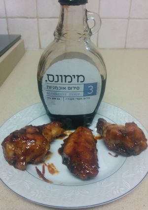 A picture of Sweet Barbecue Sauce Chicken Wings.