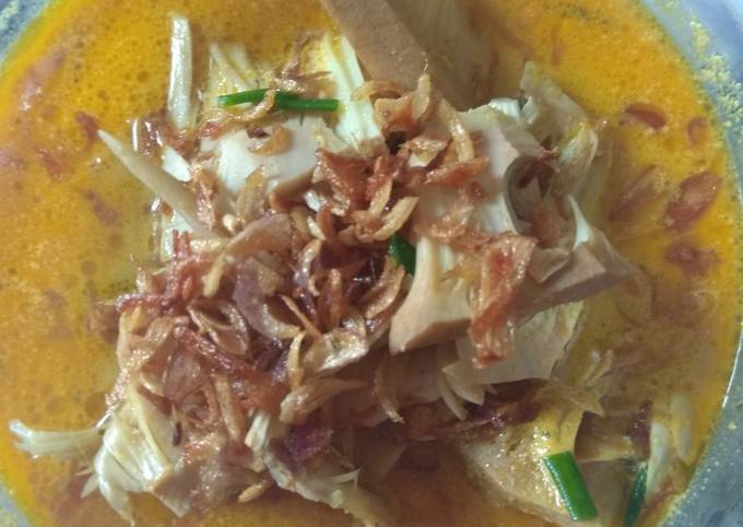 Sayur lodeh nangka muda (tewel)