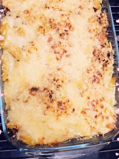 صورة لوصفة معكرونه بالبشاميل