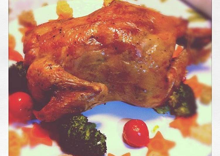 Easiest Way to Serve Tasty Whole Roast Chicken