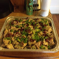 A picture of Red Potato Salad with Panchetta.