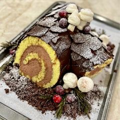 A picture of Yule Log 🎄🪵.