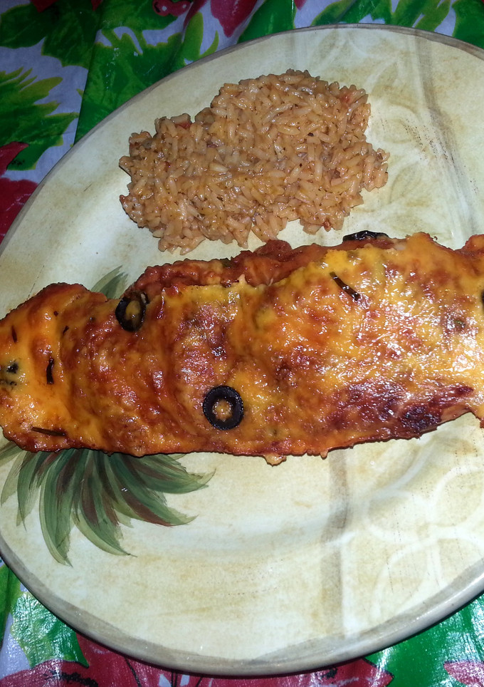 A picture of Filthy Bird Enchiladas.