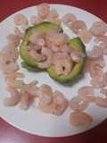 Palta y Colitas de Camarón