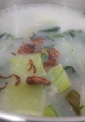Foto resep Sayur Bobor Sederhana bumbu iris