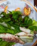 Gỏi cuốn cá chim, thịt ba chỉ, tôm