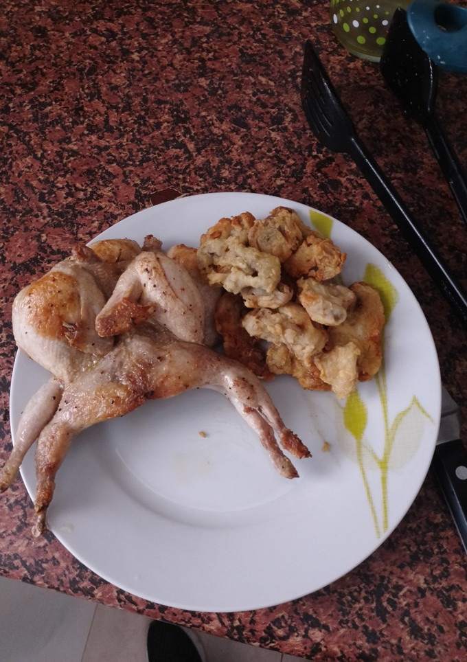 Una foto de Codorniz a la plancha
