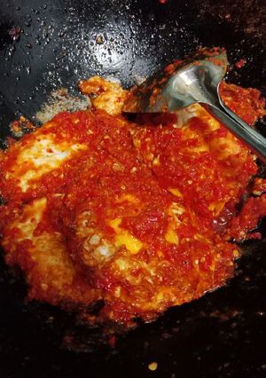 Foto resep Telor Ceplok Balado