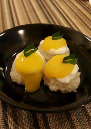 Foto resep Ketan Saus Mangga