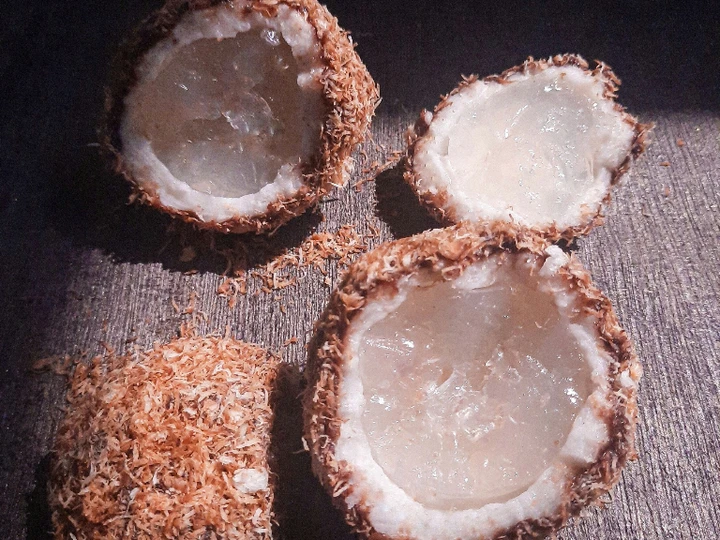 Langkah Gampang Menyiapkan Resep Mochi Kelapa / Miniatur Kelapa yang Bisa Manjain Lidah Anti Ribet, Lezat Sekali
