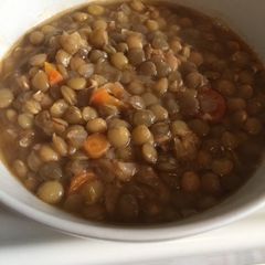 Turkish Style Green Lentils A picture of Turkish Style Green Lentils.
