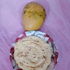 A picture of Mango Shrikhand.