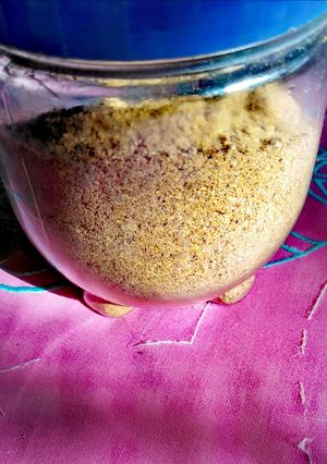 A picture of Homemade chaat masala.