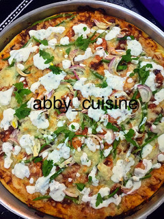 صورة لوصفة طريقة عمل بيتزا تندوري ماسالا