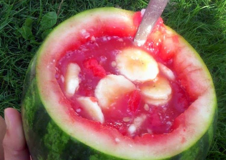 Simple Way to Make Quick Happy Watermelon Bowl