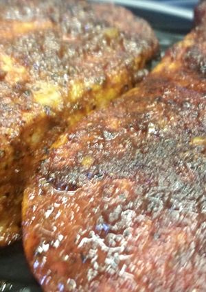 A picture of Coconut-Red Curry Pork Chops.