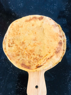 A picture of Soft Makki di roti.