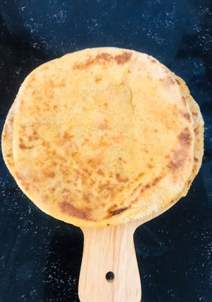 A picture of Soft Makki di roti.