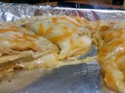A picture of three cheese bread