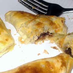 A picture of chocolate turnovers.
