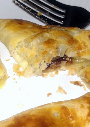 A picture of chocolate turnovers.