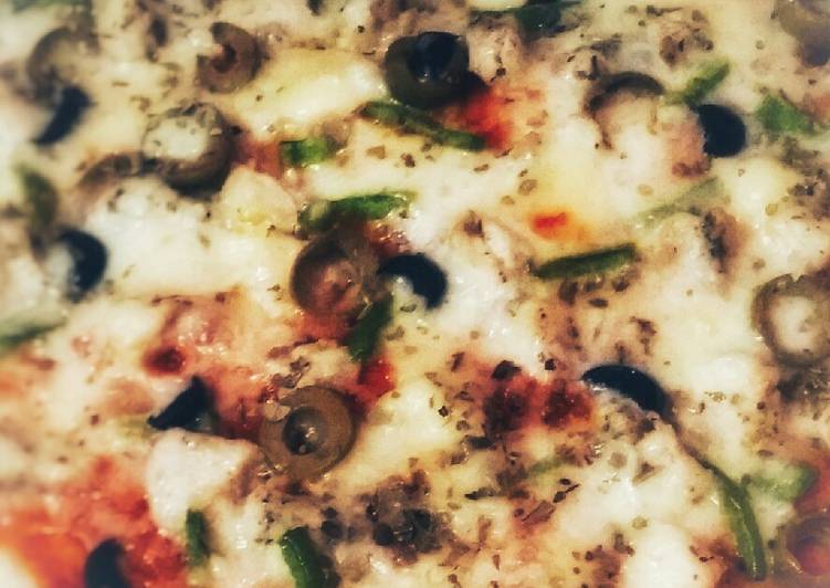 Malai boti pizza