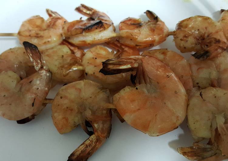 Step-by-Step Guide to Prepare Quick Grilled beer shrimp