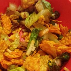 A picture of Doritos taco salad.