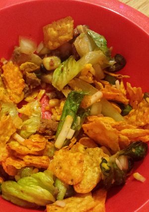 A picture of Doritos taco salad.