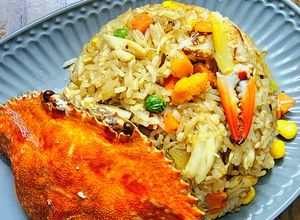 Hình của món Cơm rang ghẹ.