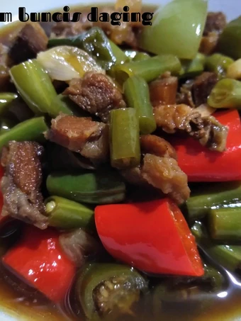 Cara Mudah Menyiapkan Resep Asem asem buncis daging enak yang Sempurna Anti Ribet, Bisa Manjain Lidah