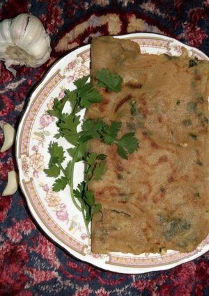 A picture of Buttery Garlic Paratha.