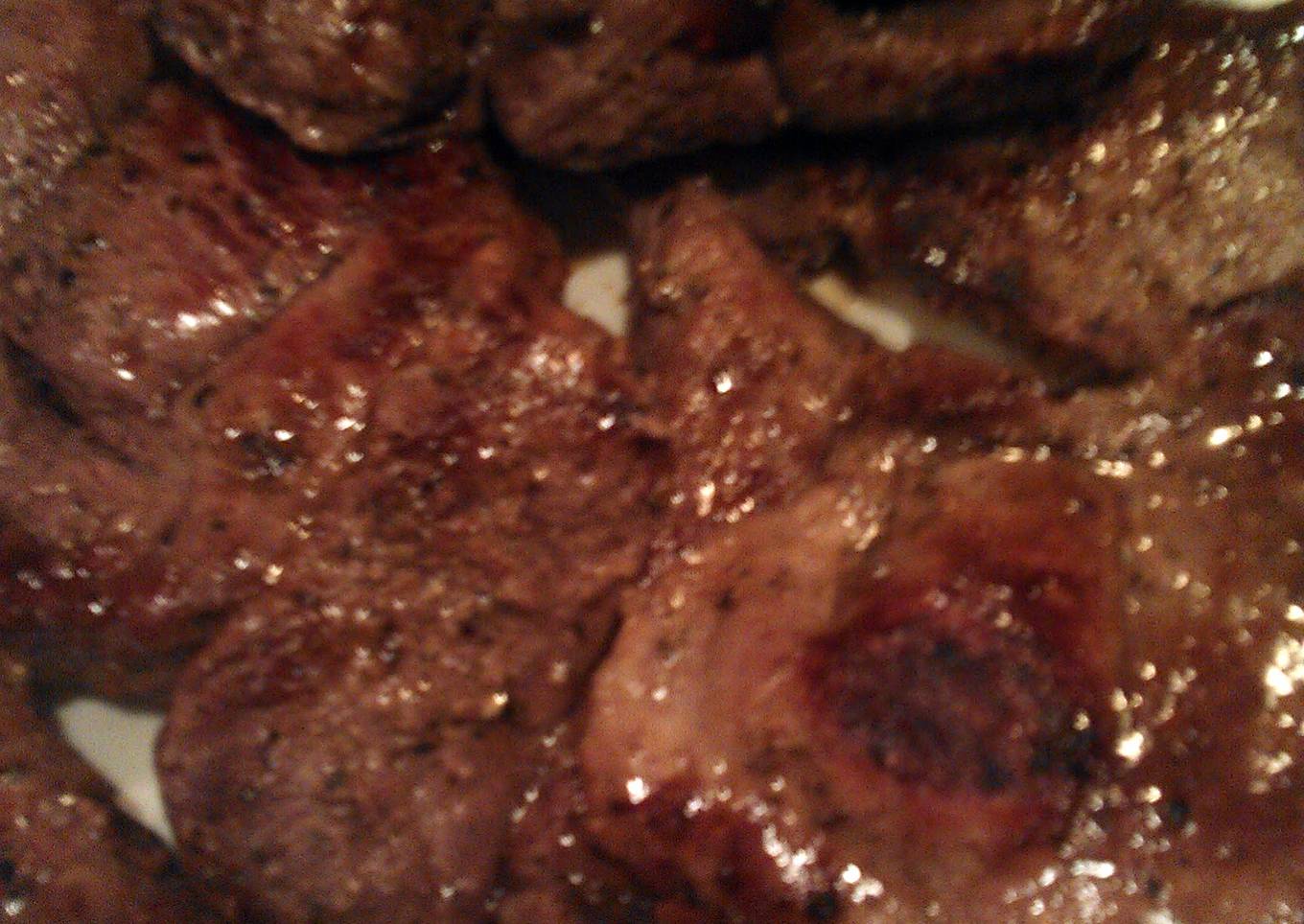 pan fried venison