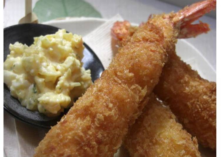 Easiest Way to Prepare Super Quick Homemade Deep-fried Breaded Prawns