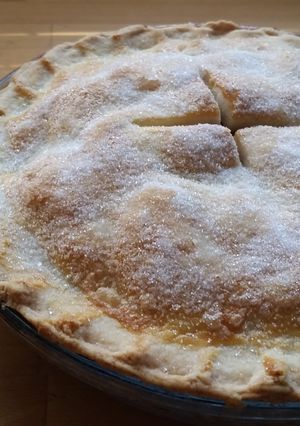 A picture of Crunchy Crush Apple Pie..😊.