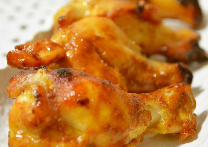Simple Way to Make Speedy Tandoori-style Grilled Chicken Wings