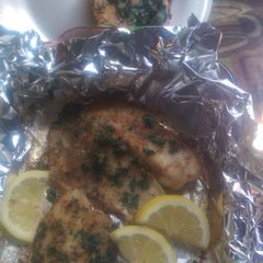 A picture of Lemon Herb baked Tilapia.
