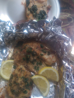 A picture of Lemon Herb baked Tilapia.