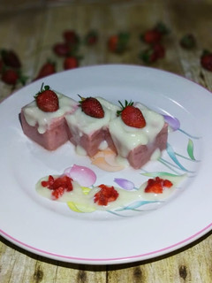 Foto resep Strawberry pudding