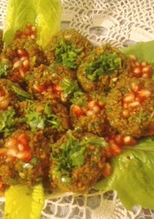 صورة لوصفة طريقة عمل كبة جبل او ايج