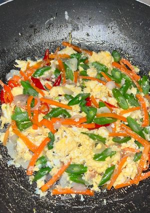 Foto resep Buncis Wortel Telur Orak Arik