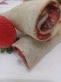 Panqueca de Nutella com morango