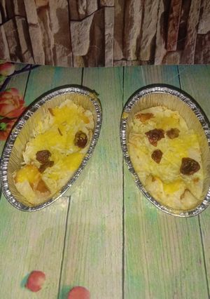Foto resep Puding roti tawar panggang