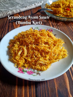 Foto resep Serundeng Ayam Suwir (Bumbu Kari)
