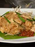 Vegetarian Pad Thai with Glass Noodles