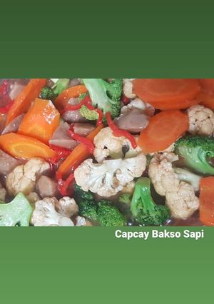 Foto resep Capcay Bakso sapi